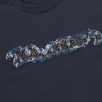 Louis Vuitton Denim Patchwork & Embroidery Short-Sleeve Shirt
