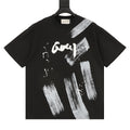 Gucci Ink-Brush Stroke Graffiti Lettering Short-Sleeve T-Shirt