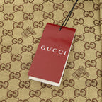 GUCCI Classic GG Monogram Embroidered "Year of the Horse" Badge Cuban Collar Shirt
