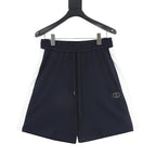 Gucci Color-block Embroidered Logo Shorts