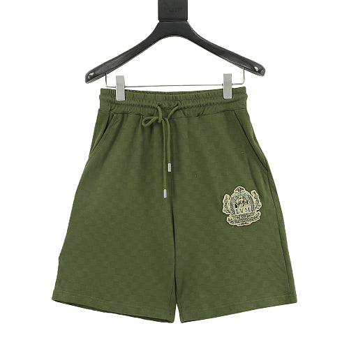 Louis Vuitton Embroidered Patch Damier Shorts