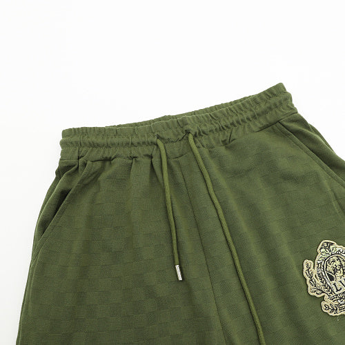 Louis Vuitton Embroidered Patch Damier Shorts