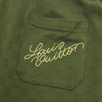Louis Vuitton Embroidered Patch Damier Shorts