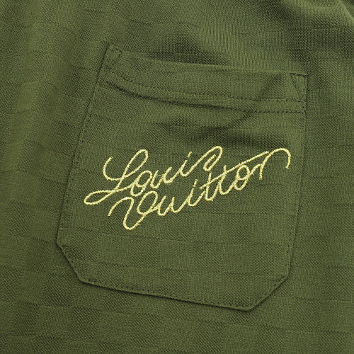 Louis Vuitton Embroidered Patch Damier Shorts