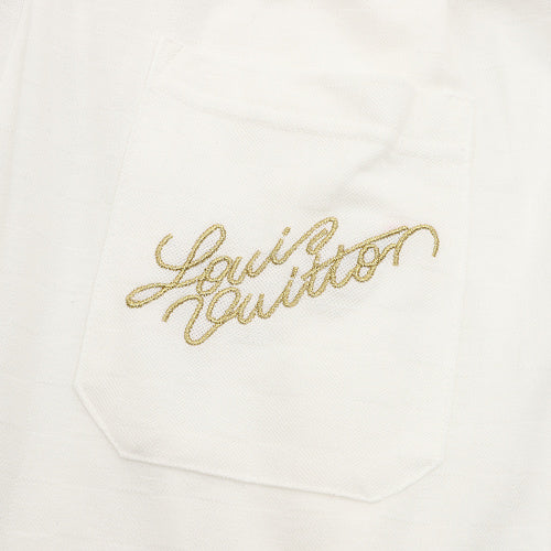 Louis Vuitton Embroidered Patch Damier Shorts