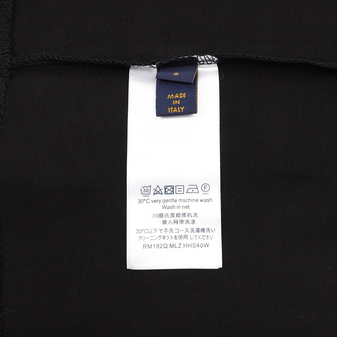 Louis Vuitton x Supreme Collaboration Logo Graffiti T-Shirt
