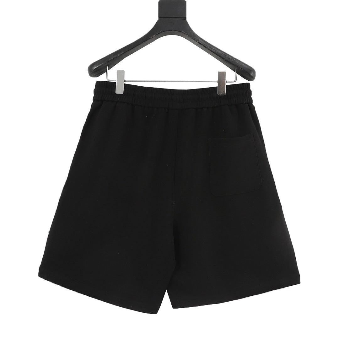 Louis Vuitton Double-Logo Embroidered Shorts