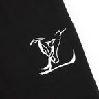 Louis Vuitton Double-Logo Embroidered Shorts
