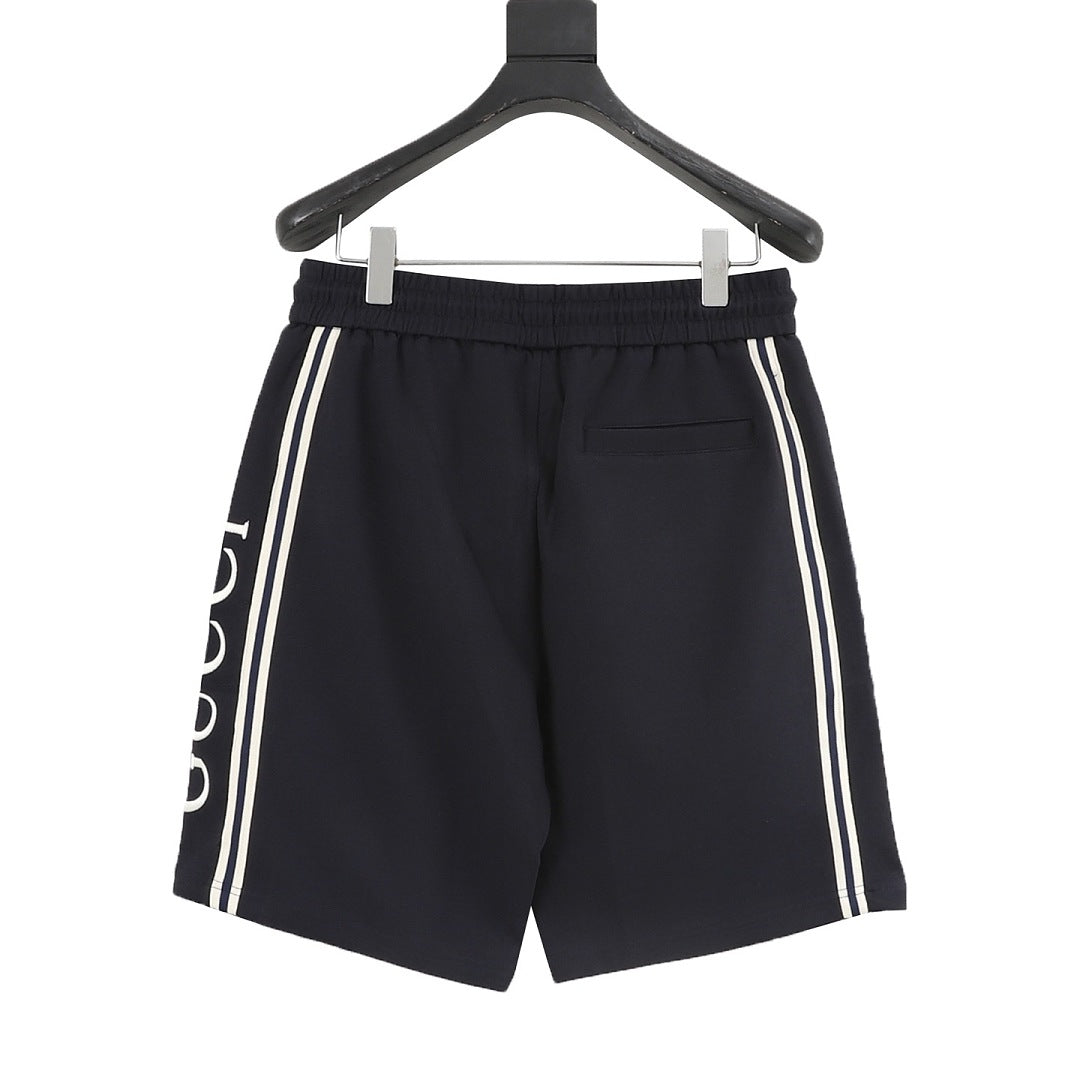 Gucci Side Webbing & Lettering Athletic Shorts