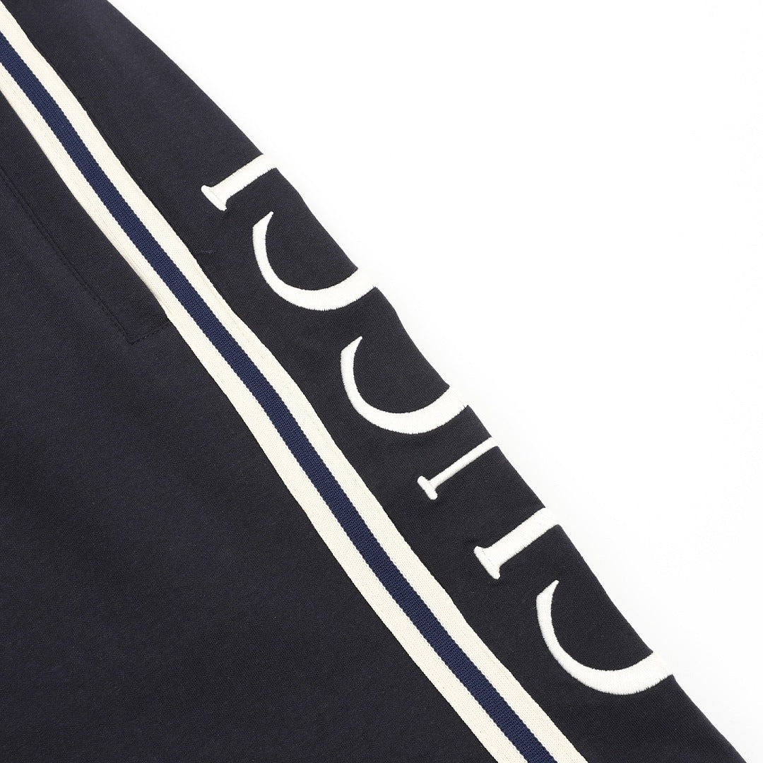 Gucci Side Webbing & Lettering Athletic Shorts