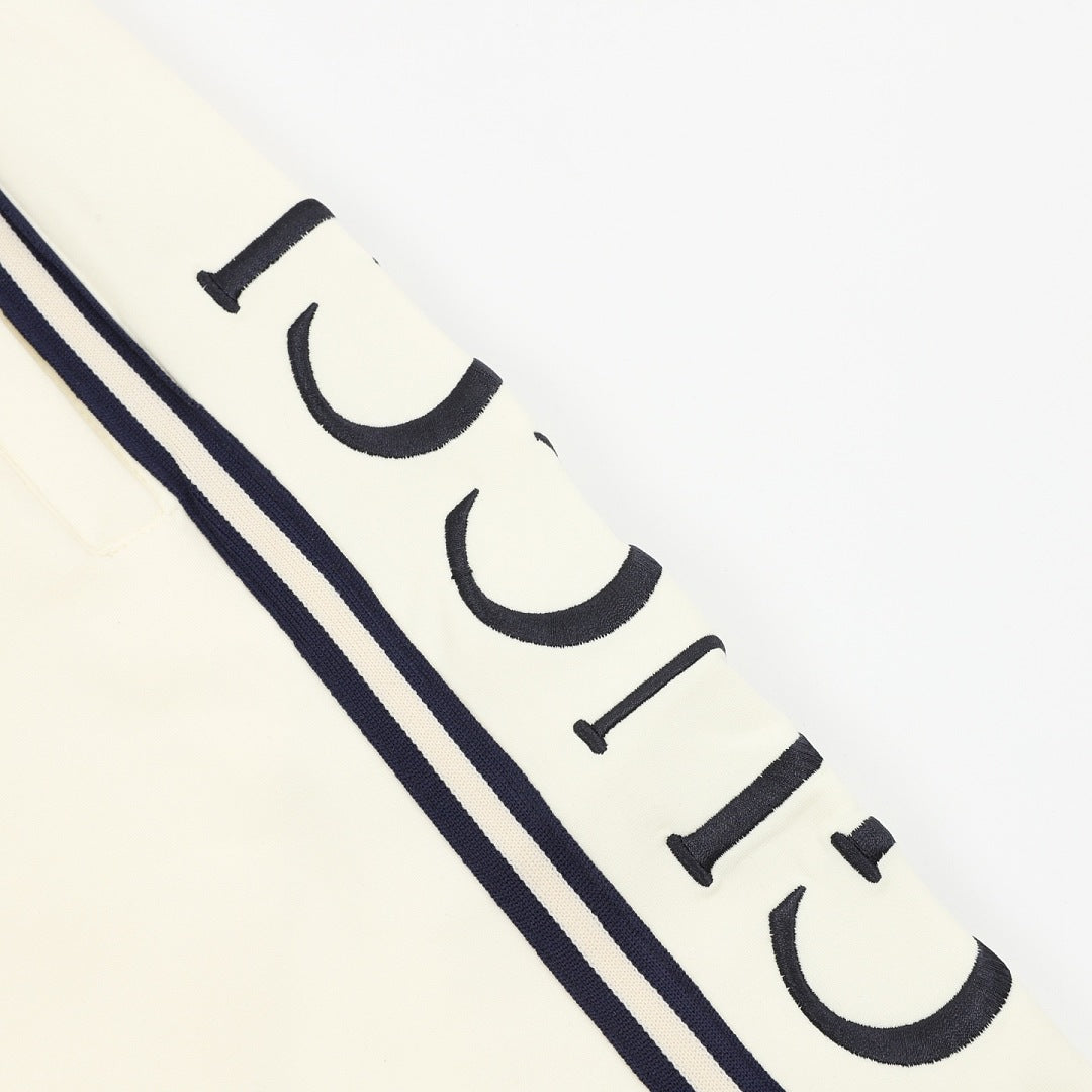 Gucci Side Webbing & Lettering Athletic Shorts
