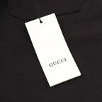 Gucci Embroidered Athletic Shorts with Red and Green Webbing Paneling