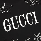 GUCCI 2026 New Arrival: All-Over Digital Print Twig Motif T-Shirt