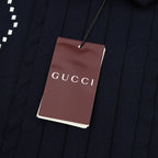 GUCCI Double G Knitted Polo Sweater