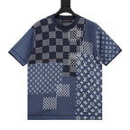 Louis Vuitton's new Damier patchwork knit short-sleeved shirt