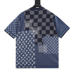 Louis Vuitton's new Damier patchwork knit short-sleeved shirt