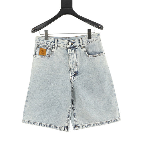 Louis Vuitton Denim Shorts with Embroidered Back Pocket Logo
