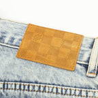 Louis Vuitton Denim Shorts with Embroidered Back Pocket Logo