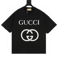 Gucci Classic Interlocking Double G Print Short-Sleeve Top