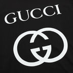 Gucci Classic Interlocking Double G Print Short-Sleeve Top