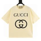 Gucci Classic Interlocking Double G Print Short-Sleeve Top