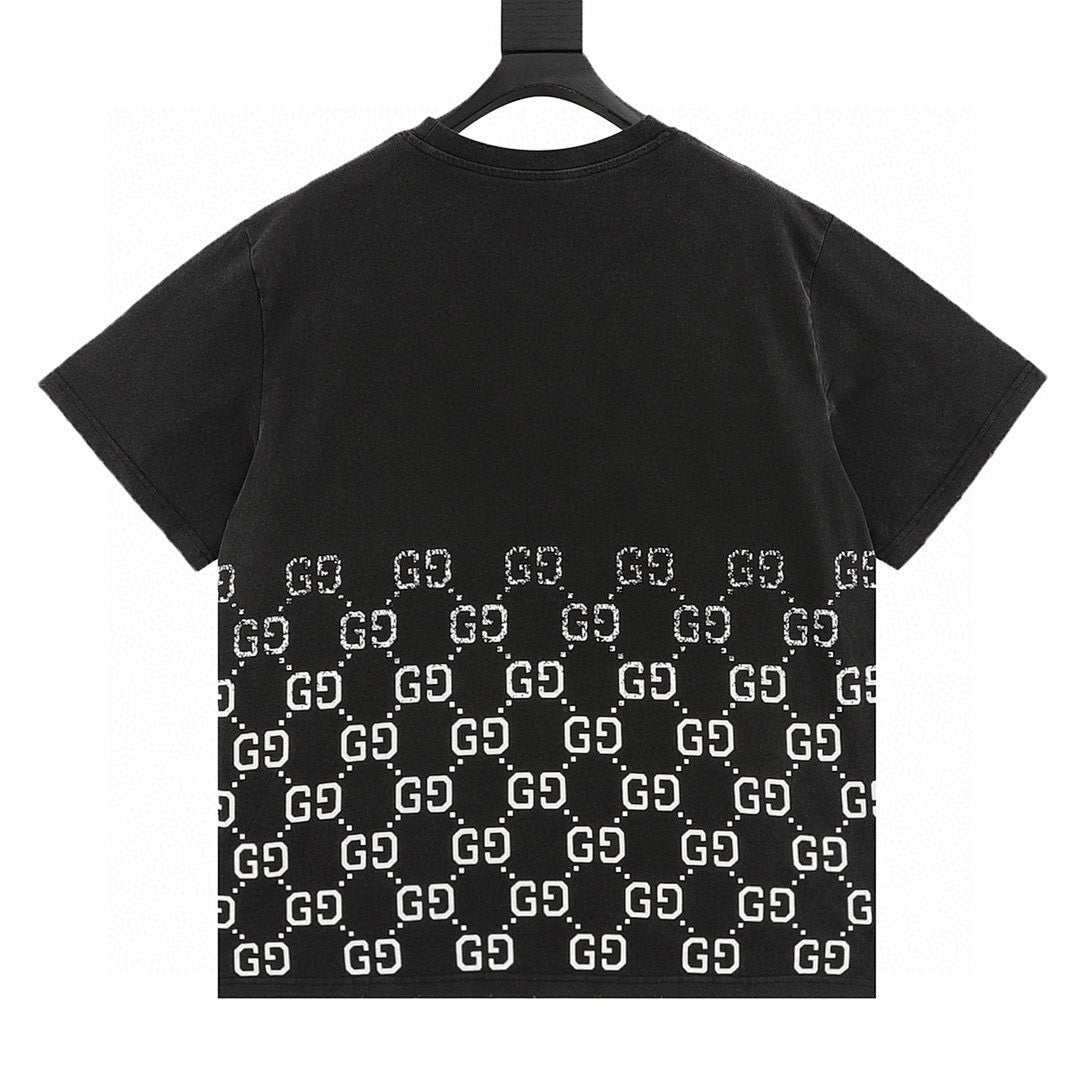 GUCCI Double GG Print Gradient T-Shirt
