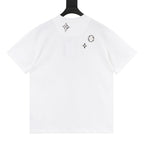 Louis Vuitton Monogram-embroidered short-sleeve top