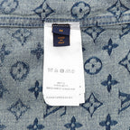 Louis Vuitton Plaid Gradient Jacquard Denim Shirt