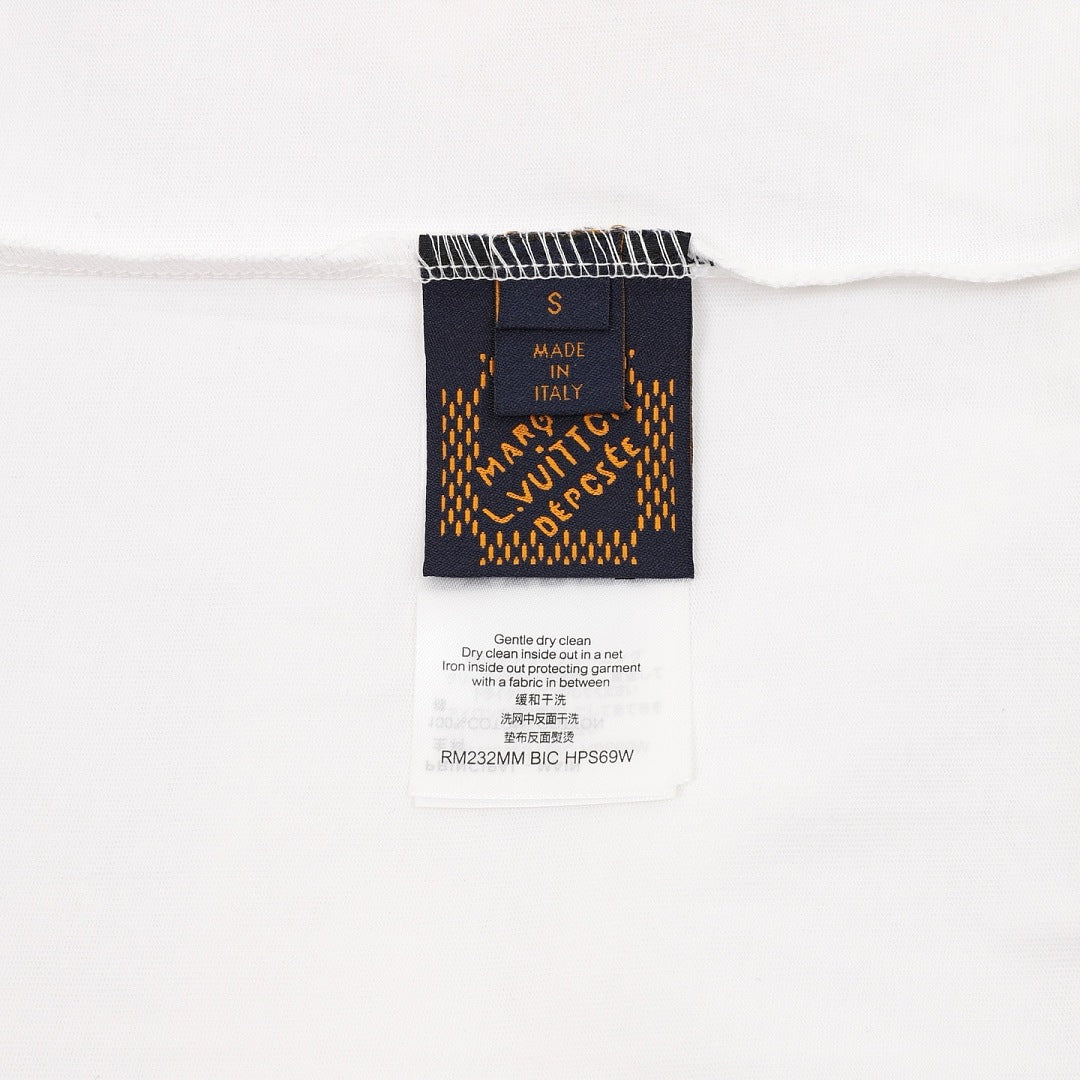 Louis Vuitton Monogram-embroidered short-sleeve top