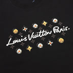 Louis Vuitton Daisy Letter Print Short-Sleeve