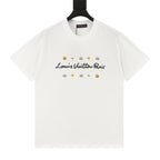 Louis Vuitton Daisy Letter Print Short-Sleeve