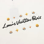 Louis Vuitton Daisy Letter Print Short-Sleeve