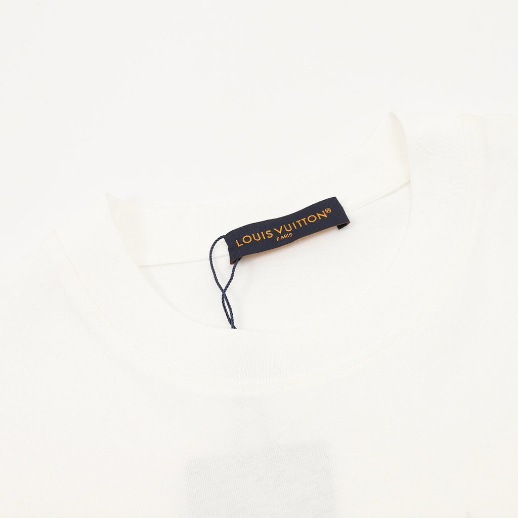 Louis Vuitton Daisy Letter Print Short-Sleeve