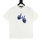 Louis Vuitton Short-Sleeved Knit Top with Gesture Motif