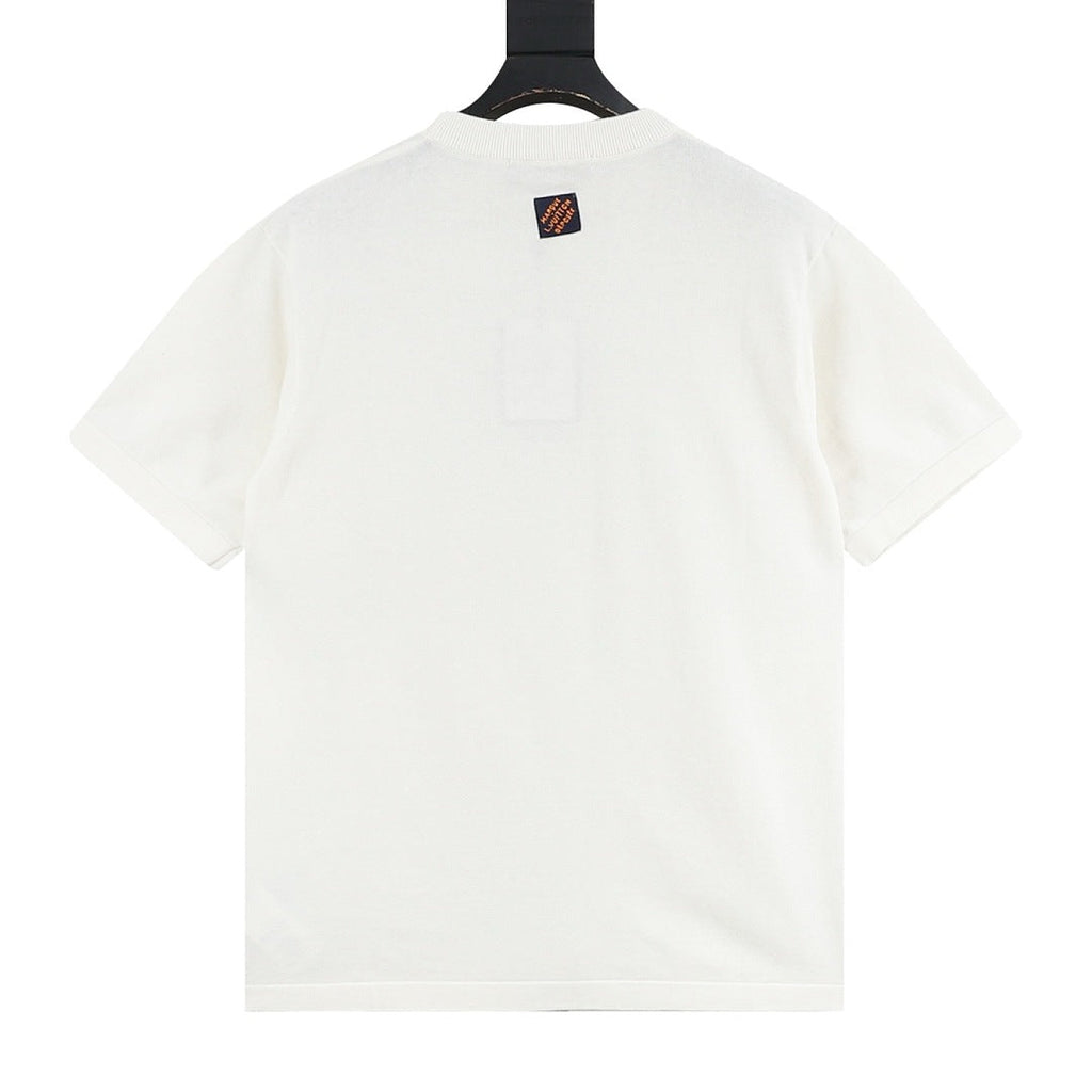 Louis Vuitton Short-Sleeved Knit Top with Gesture Motif