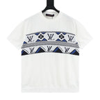 Louis Vuitton Jacquard Knit Short-Sleeve Top