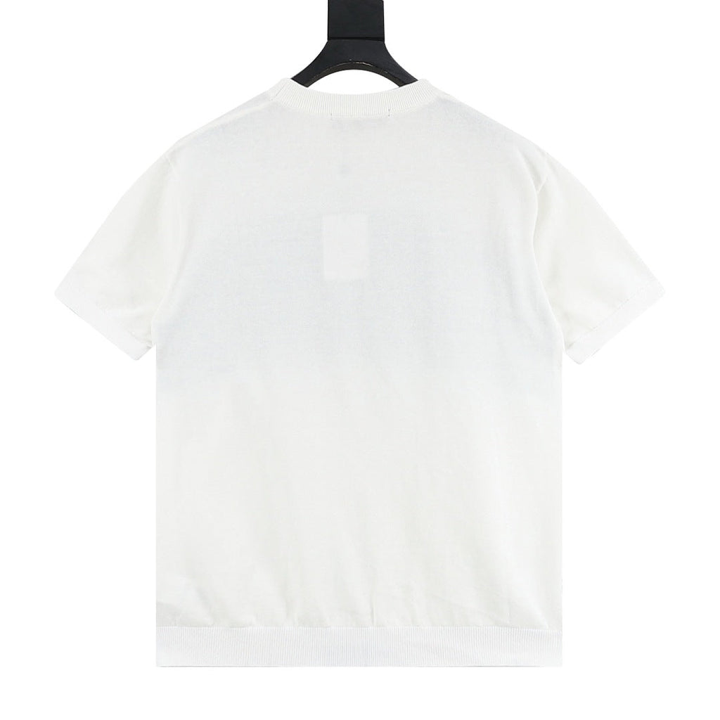 Louis Vuitton Jacquard Knit Short-Sleeve Top