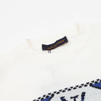 Louis Vuitton Jacquard Knit Short-Sleeve Top