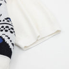 Louis Vuitton Jacquard Knit Short-Sleeve Top
