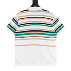 Louis Vuitton Striped Short-Sleeve Button-Front Polo Shirt