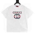 GUCCI 2026 New Arrival: Contrast-Color Heavyweight Embroidered T-Shirt