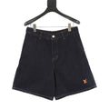 Louis Vuitton Denim Shorts with Leather Label