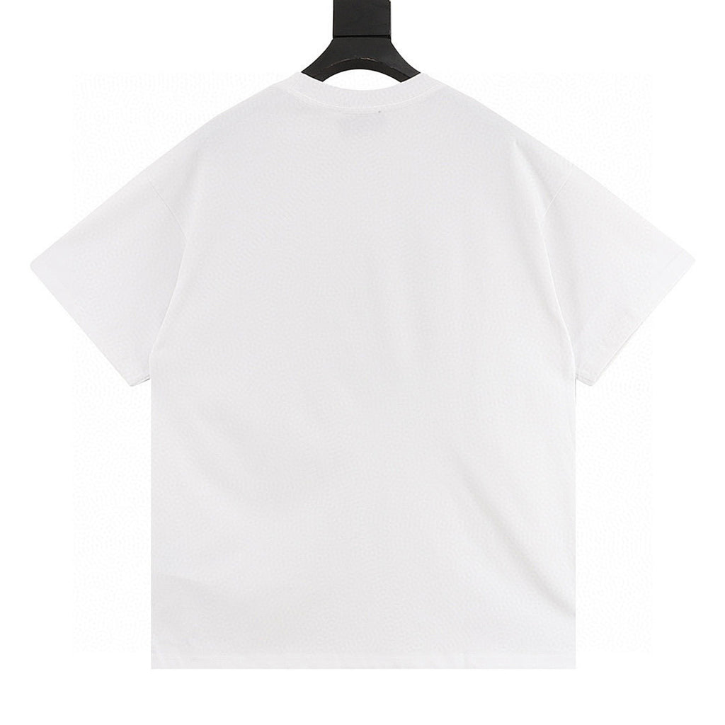 GUCCI 2026 New Arrival: Contrast-Color Heavyweight Embroidered T-Shirt