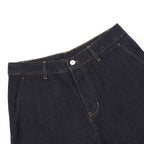 Louis Vuitton Denim Shorts with Leather Label