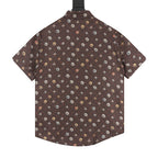 Louis Vuitton Short-Sleeved Shirt with Monogram and Daisy Allover Print