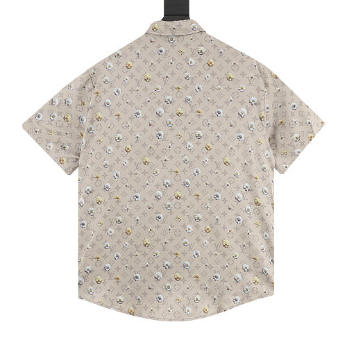 Louis Vuitton monogram daisy print all-over short-sleeved shirt