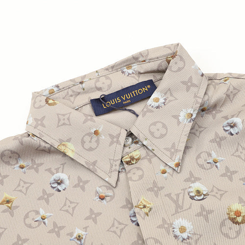 Louis Vuitton monogram daisy print all-over short-sleeved shirt