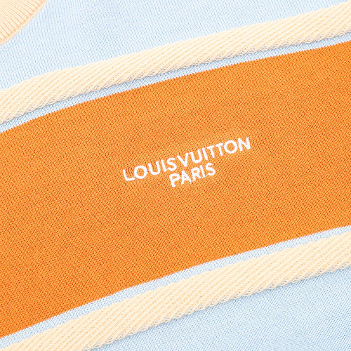 Louis Vuitton Striped Short-Sleeved T-Shirt with Embroidered Logo