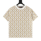 Louis Vuitton All-Over Monogram Jacquard Knit Short-Sleeve Top