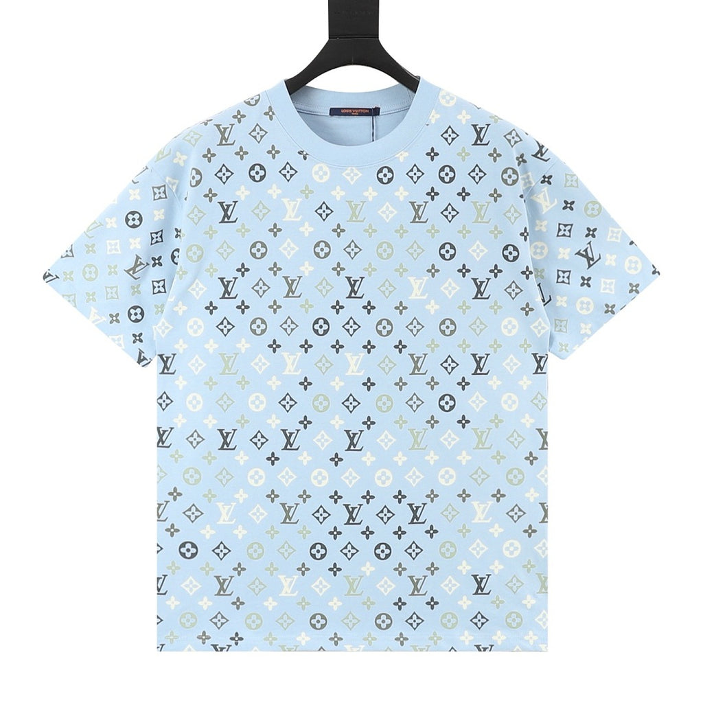 Louis Vuitton monogram gradient short-sleeved shirt